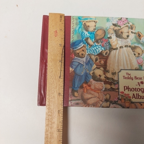 Vintage 1996 Teddy Bear Lover's Photography Album (Hardcover-Red) - Picture 7 of 7